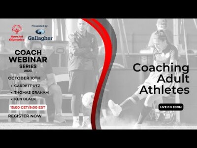 Coaching Adult Athletes – Coach Webinar Series 2023 - Portuguese