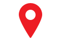 Location Pin drop Icon - Red