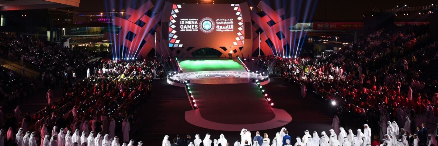 Opening Ceremonies at the World Games Abu Dhabi 2019.