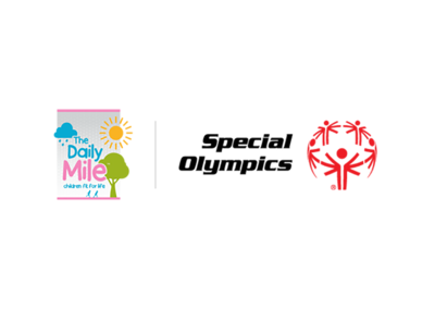 Daily Mile and Special Olympics logos