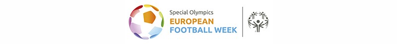 Special Olympics European Football Week logo. 