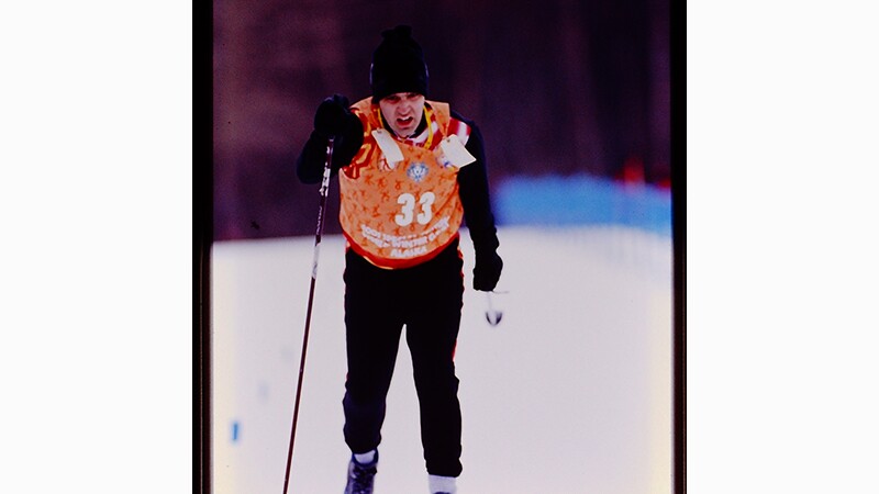 Cross-country skier.