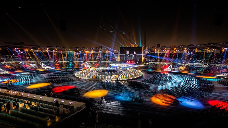 World Games Abu Dhabi 2019 opening games ceremony. 