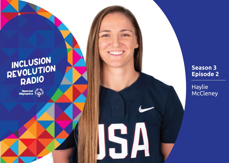 Image of Haylie McCleney with text that reads: Inclusion Revolution Radio: Season 3 Episode 2